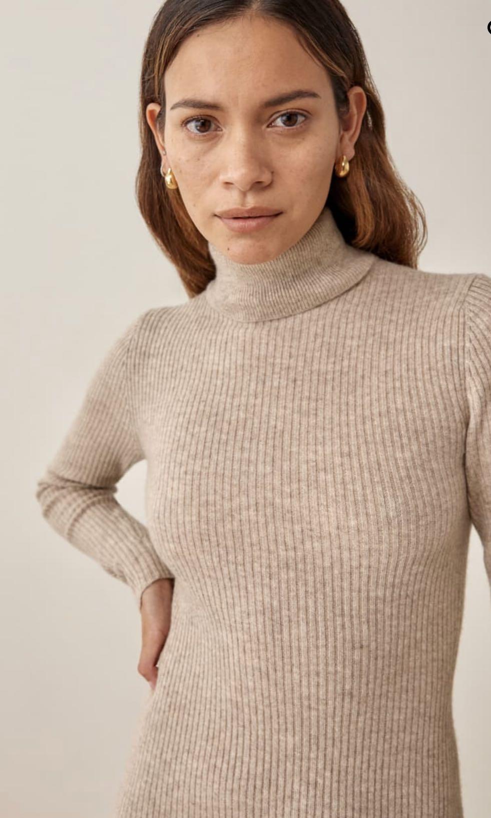 reformation shell ribbed dress Reformation Tilda Knit Dress