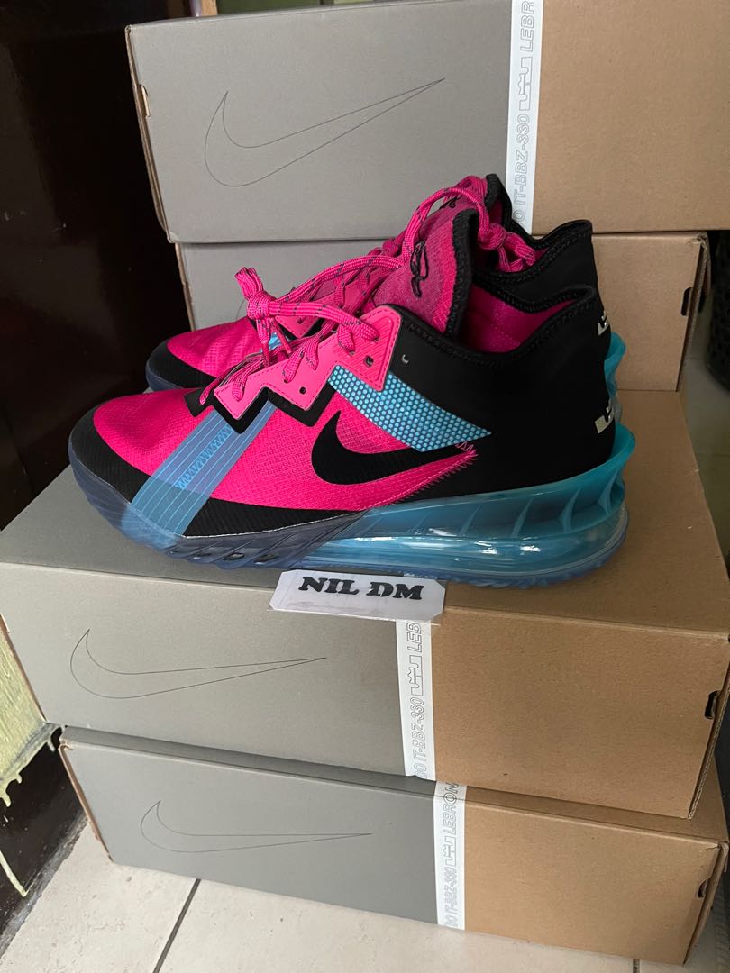 lebron 18 low neon nights