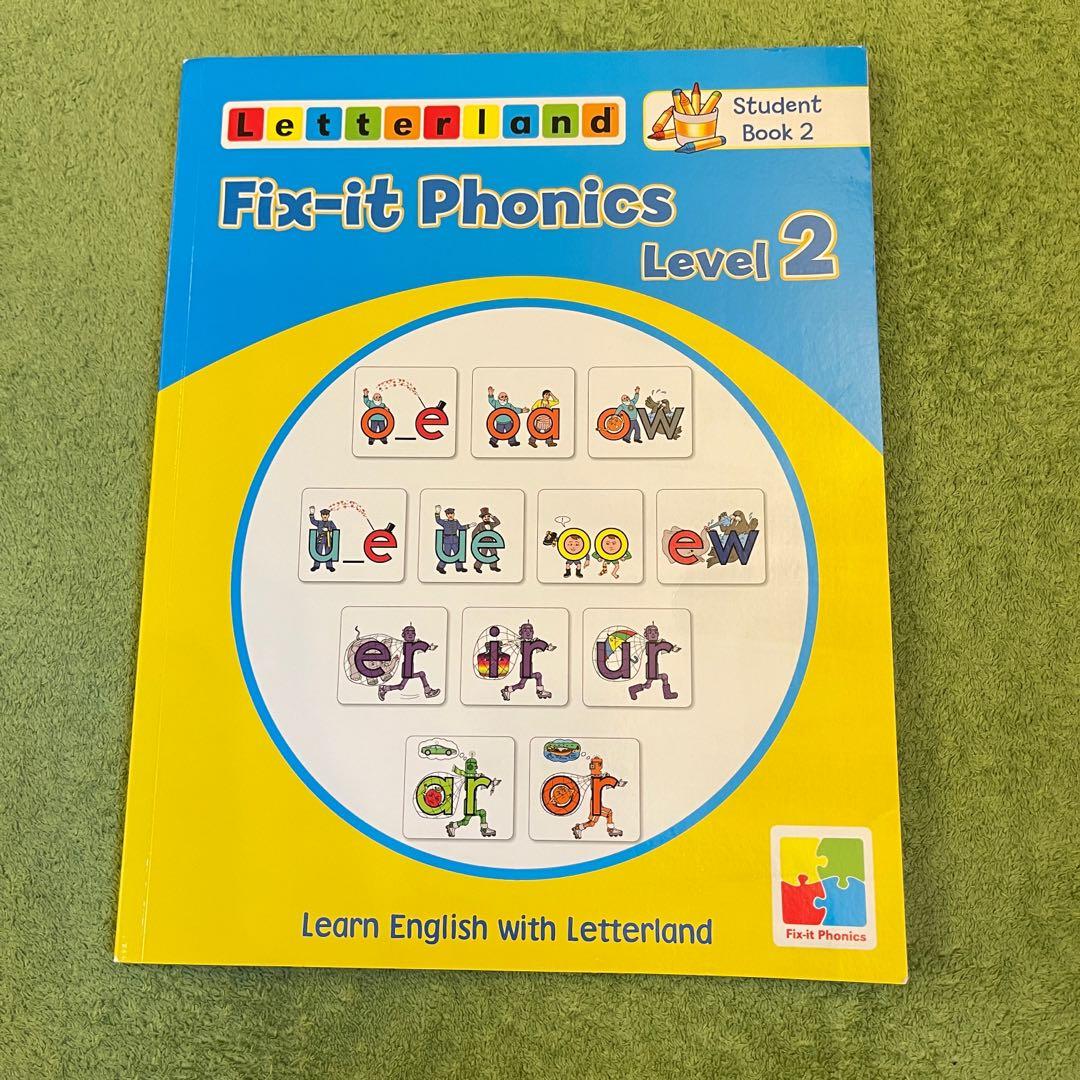 Letterland Fix It Phonics Level 2 Student Book 英文拼音教材 興趣及遊戲 書本 文具 小朋友書 Carousell