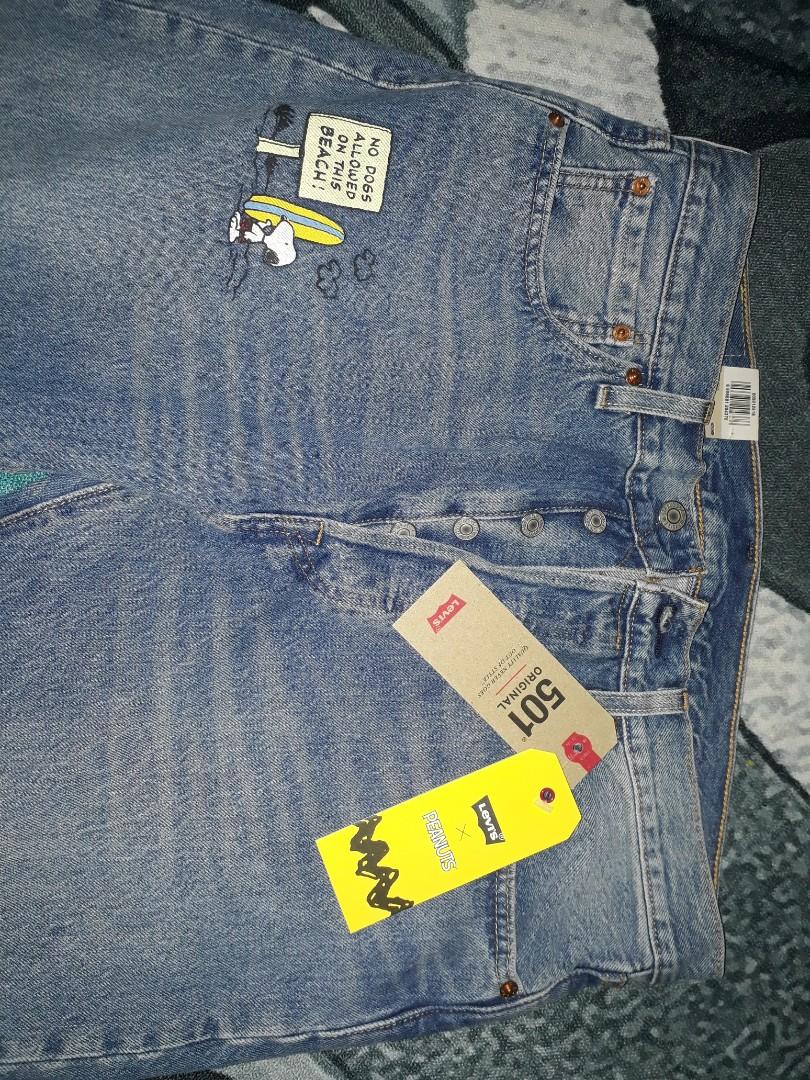 Levi's x outlet peanuts 501