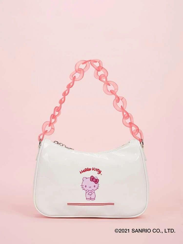 Amazon.com: Hello-Kitty Kawaii Cat Fluffy Face Mini Crossbody Phone Bag  with Pink Ribbon for Toddler Kids Little Girls : Clothing, Shoes & Jewelry
