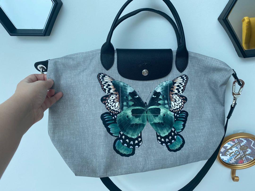 Longchamp sales butterfly tote
