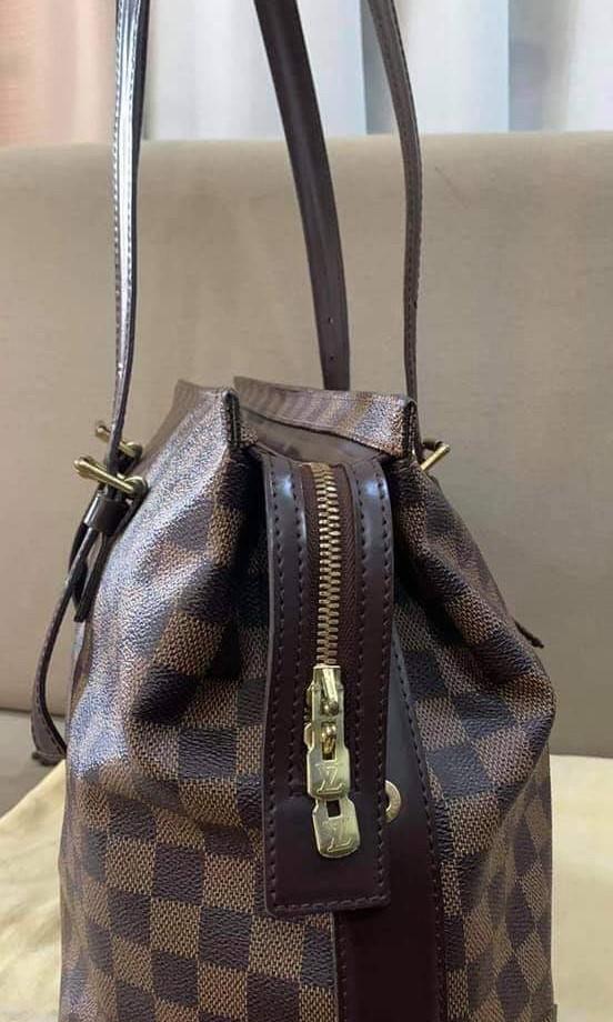 Authentic Louis Vuitton Damier Ebene Chelsea Tote Bag w/ COA Free Shipping
