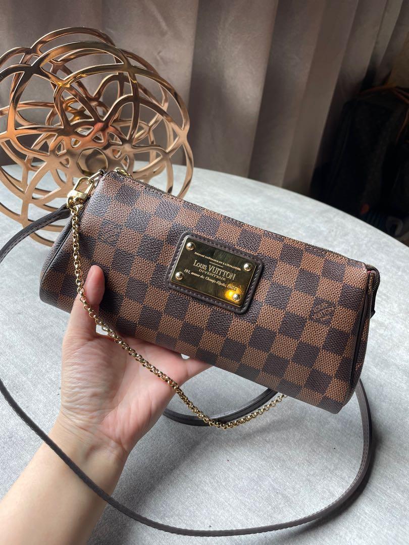 LOUIS VUITTON EVA CLUTCH MONOGRAM, Luxury, Bags & Wallets on Carousell