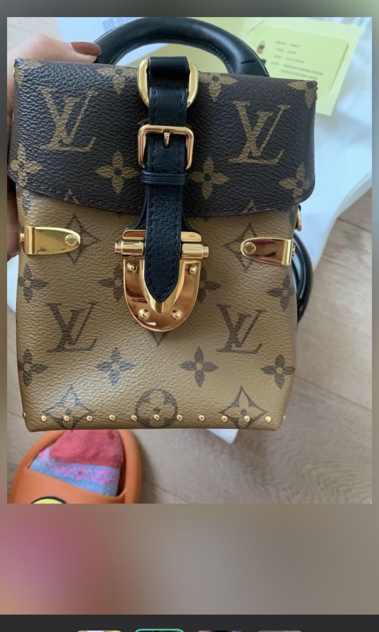 Louis Vuitton Reversed Monogram Camera Box Bag