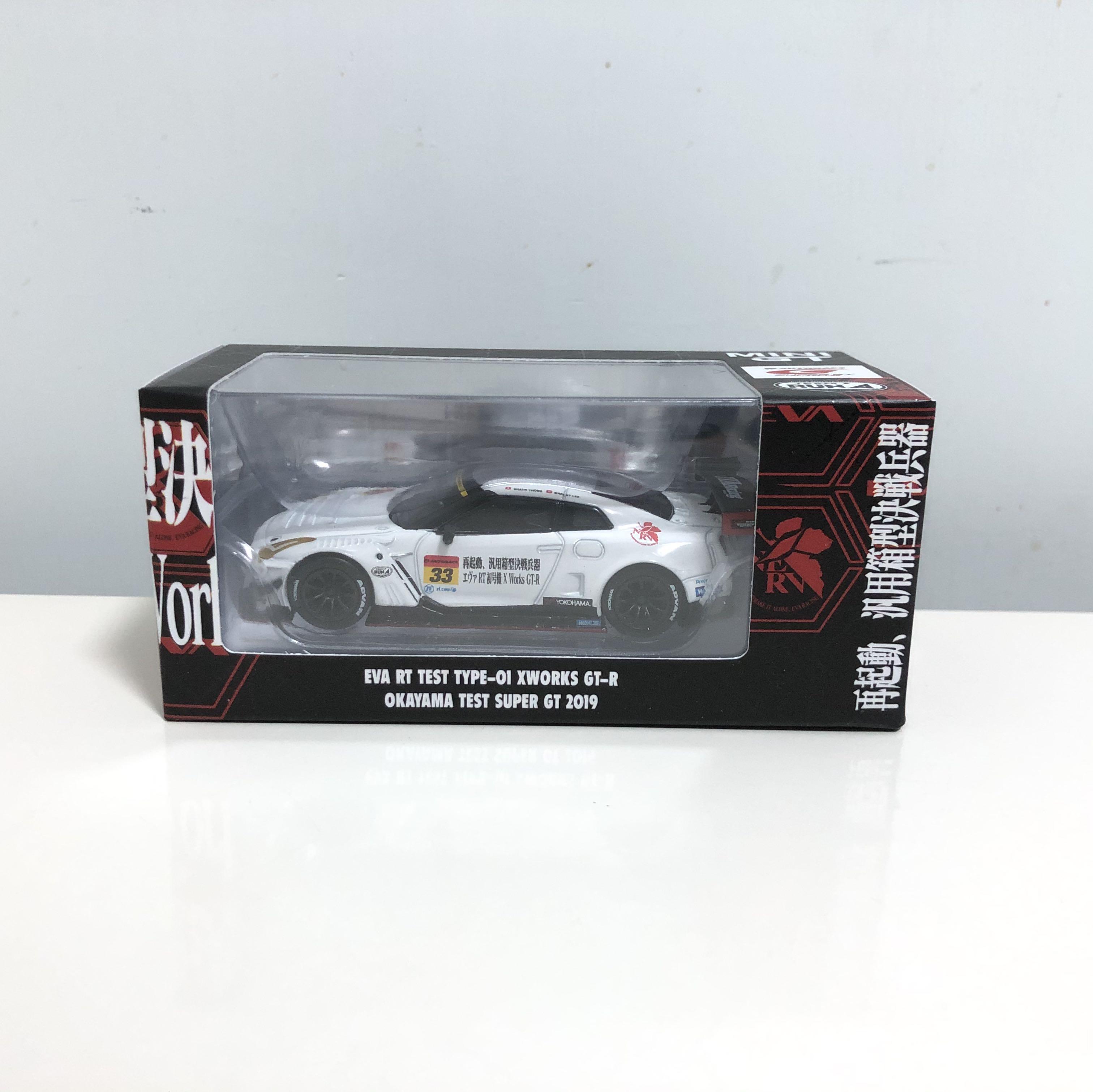 MINI GT POP RACE EVA RT 日産GT-R 岡山テストカー POP Race x TSM