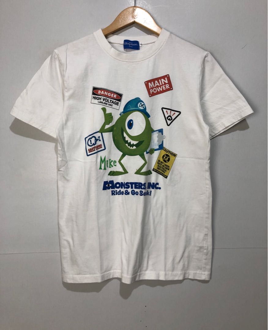 Monster Inc Disney T-Shirt, Fesyen Pria 