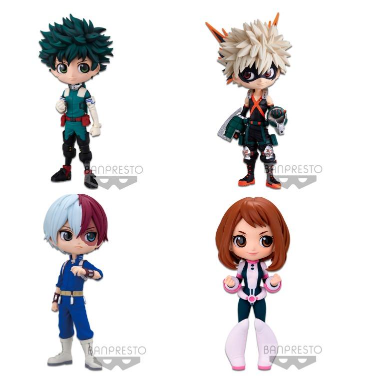 My Hero Academia Q Posket Ver A Izuku Midoriya Katsuki Bakugo Shoto Todoroki Ochaco Uraraka Qposket Hobbies Toys Toys Games On Carousell