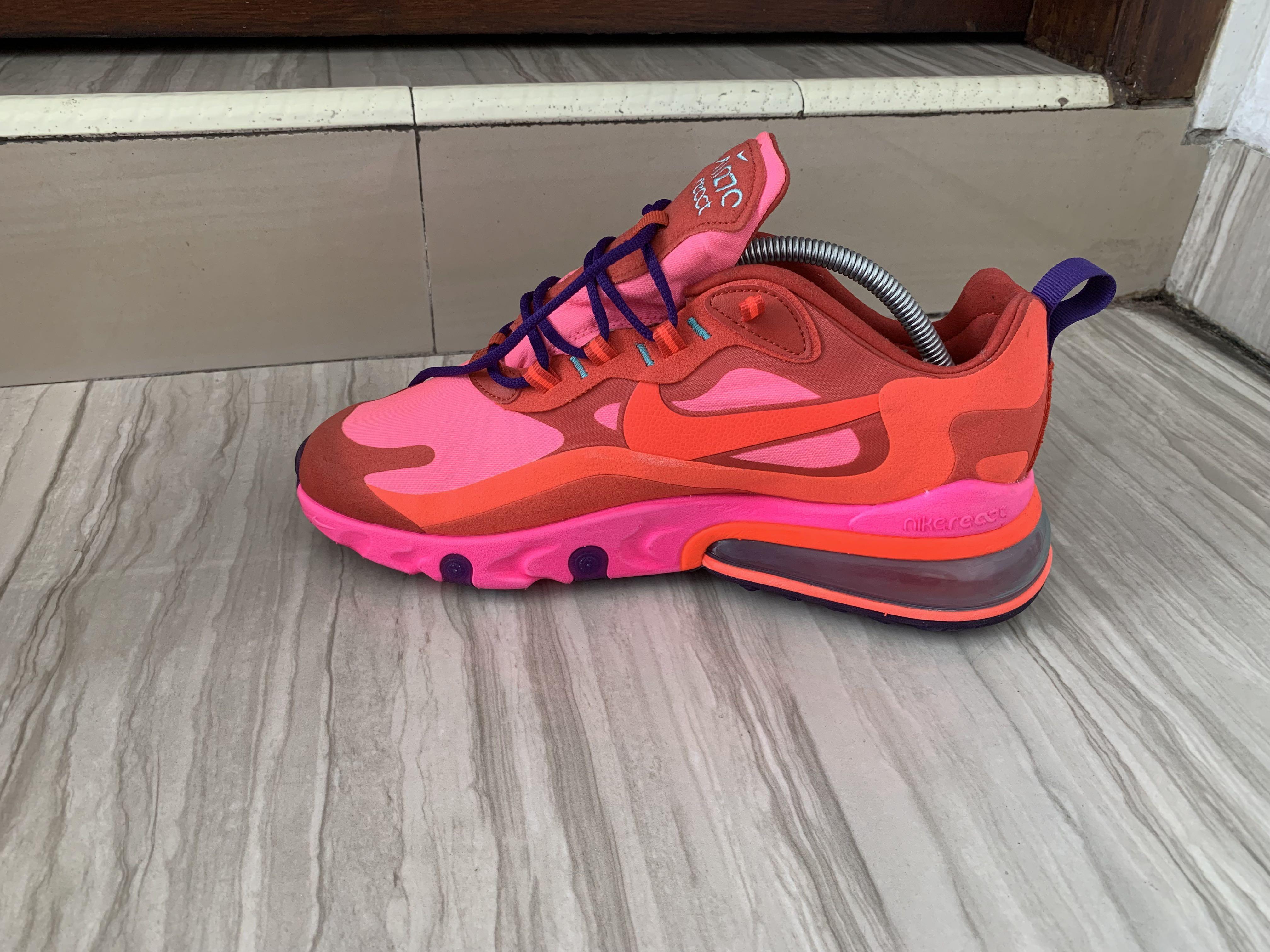 nike react 270 red and pink