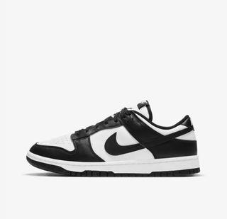 5Y W Nike Dunk Low Black Panda, Women's Fashion, Footwear, Sneakers on Carousell