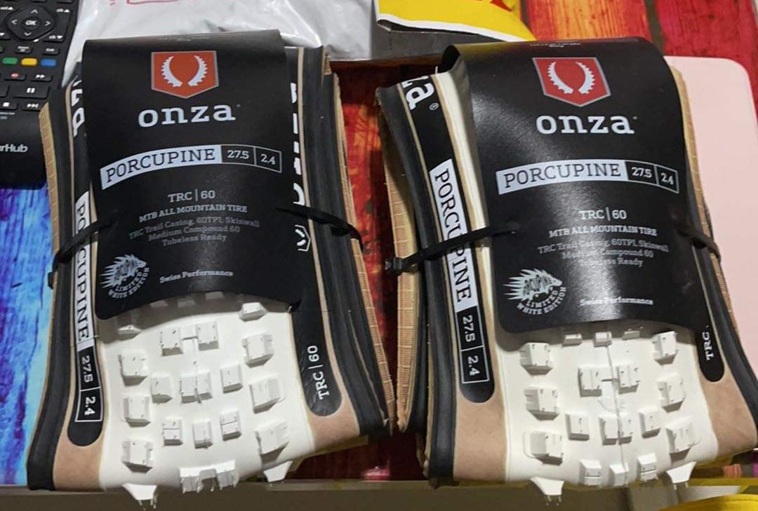 Onza white tires 27.5 clearance