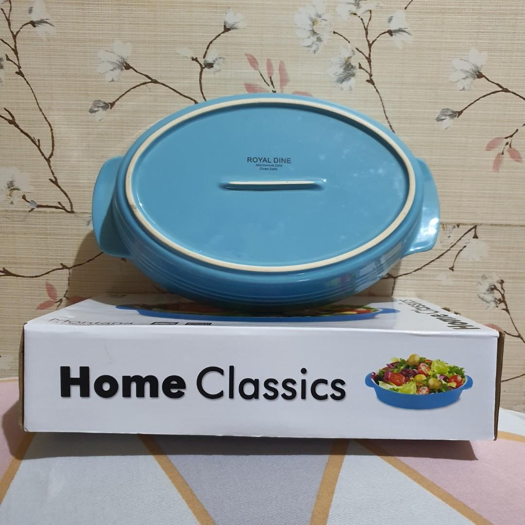 OVAL BAKING DISH - 1.3L - MICROWAVE AND OVEN SAFE (Category: Bakeware) located in Pasig City. Submitted by regs.018 (Listing ID 1119413974, Image 3). Description: BAKING DISH 1.3 LITERS SIZE : 11 x 7 x 2.5 inches.