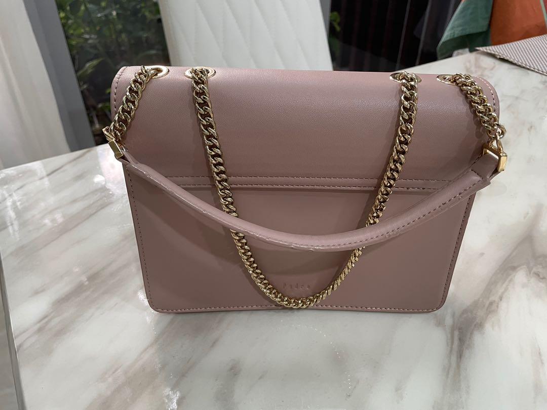 Pedro Shoulder Bag Leather Pink Beige /Uy18 Of Women