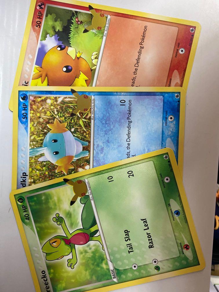 Pokémon cards first partner (hoenn) promo cards, Hobbies & Toys, Toys