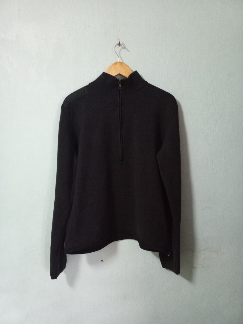 prada half zip sweater