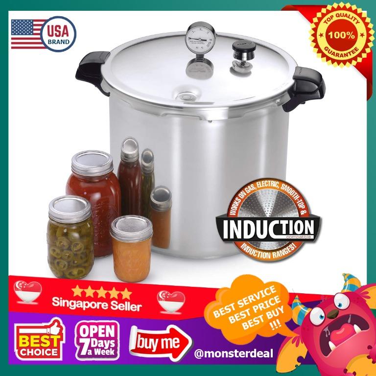 Presto 23Quart Induction Compatible Pressure Canner, Furniture & Home