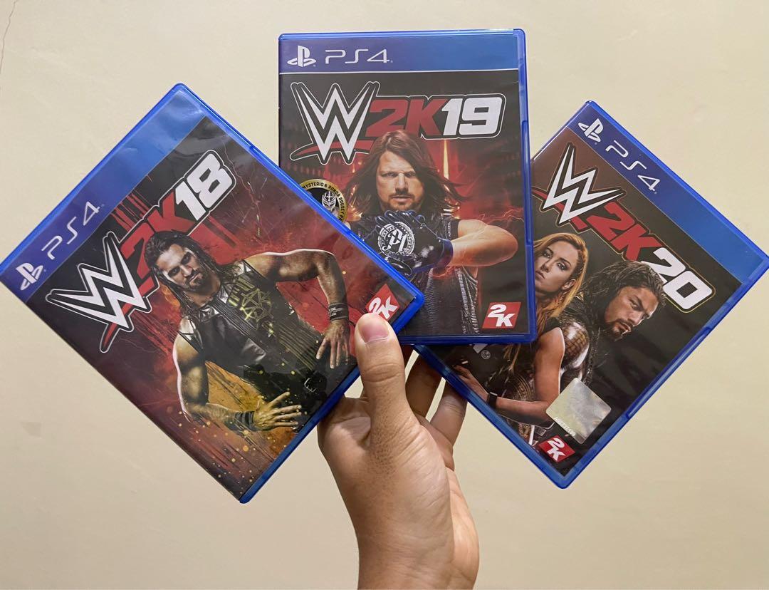 Ps4 wwe hot sale 2k20 bundle