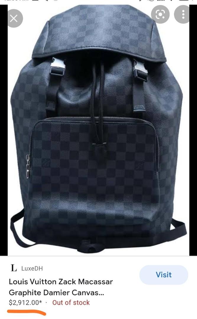 Jual Tas Ransel Backpack Louis Vuitton LV - Bekas Second Preloved