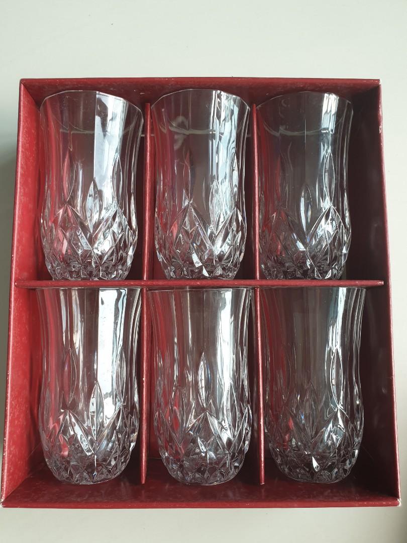 RCR Opera Crystal Glass Set of 6, Furniture & Home Living, Kitchenware