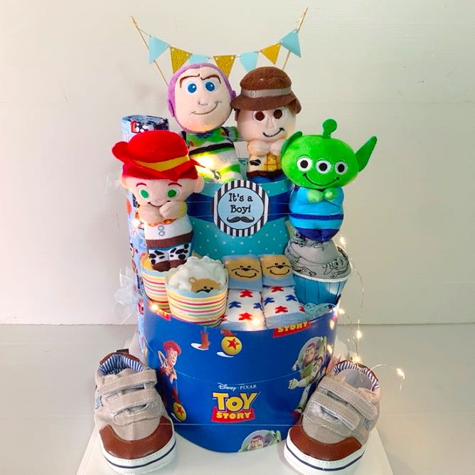 2tier Toy Story Diaper Cake, Babies & Kids, Bathing & Changing