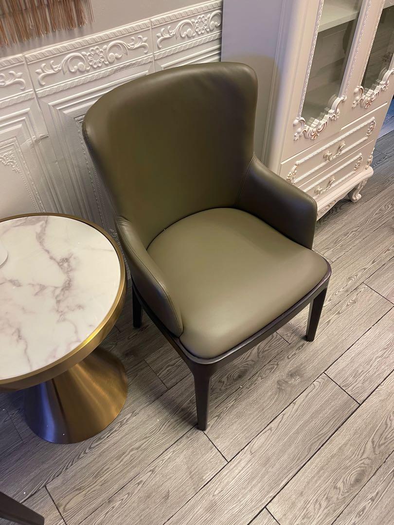 Nappa online leather chair