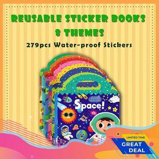 Reusable First Sticker Books Educational Toys 279pcs