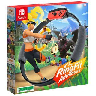 Ring Fit Adventure for Nintendo Switch (with ring controller and box)