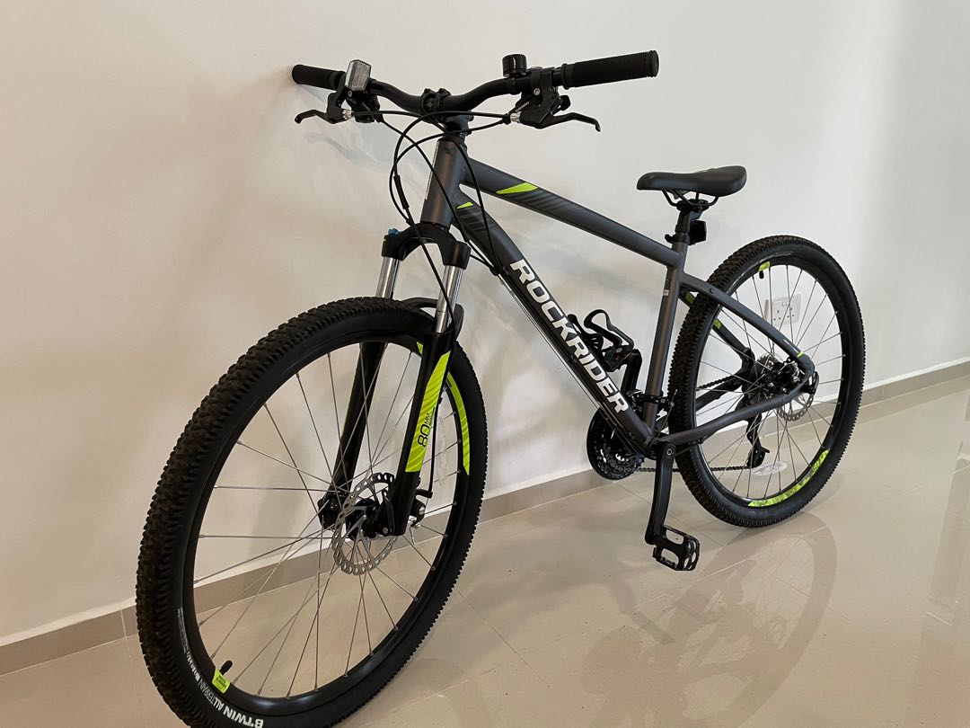 Mtb rockrider 520 top s gris 27 5