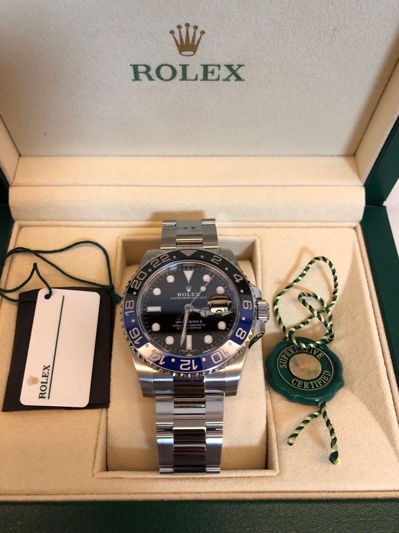 Rolex 116710BLN 116710blnr GMT Master2 116710 BLNR batman 2018