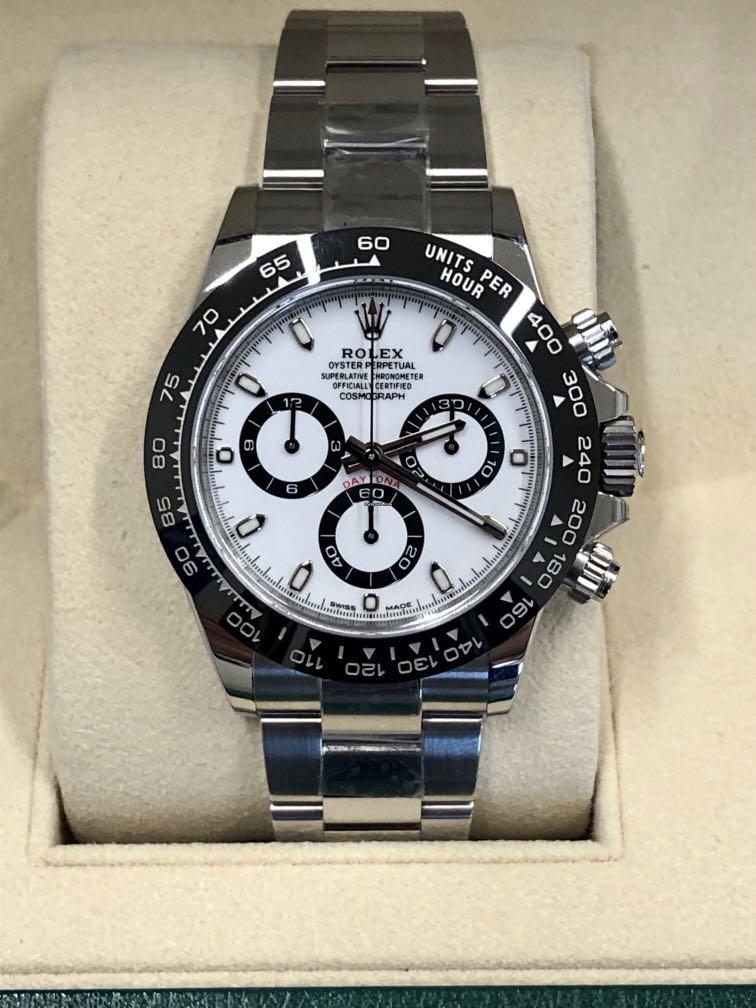 Rolex Daytona White Panda 2021 116500LN Brand New Complete Set
