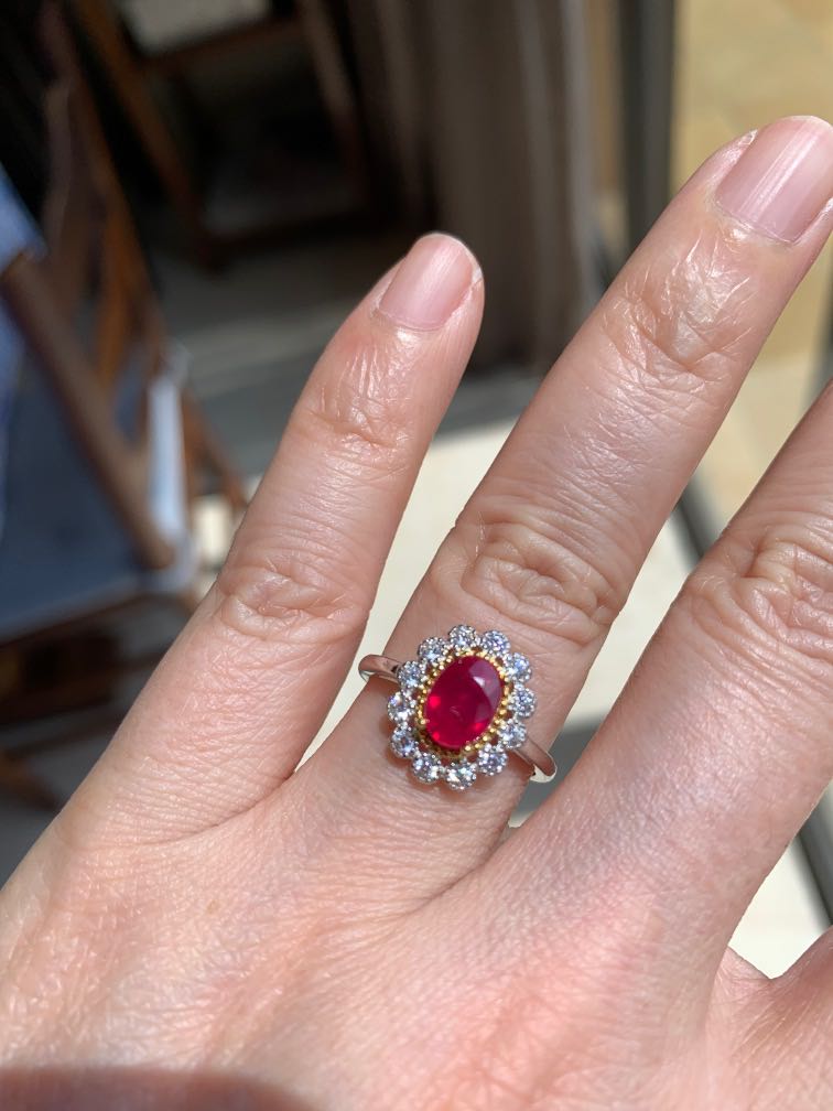 2ct shop ruby ring