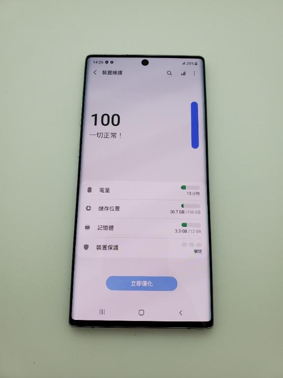 SAMSUNG Galaxy Note10+ 12GB+256GB SM-N9750 星環銀色, 手提電話 