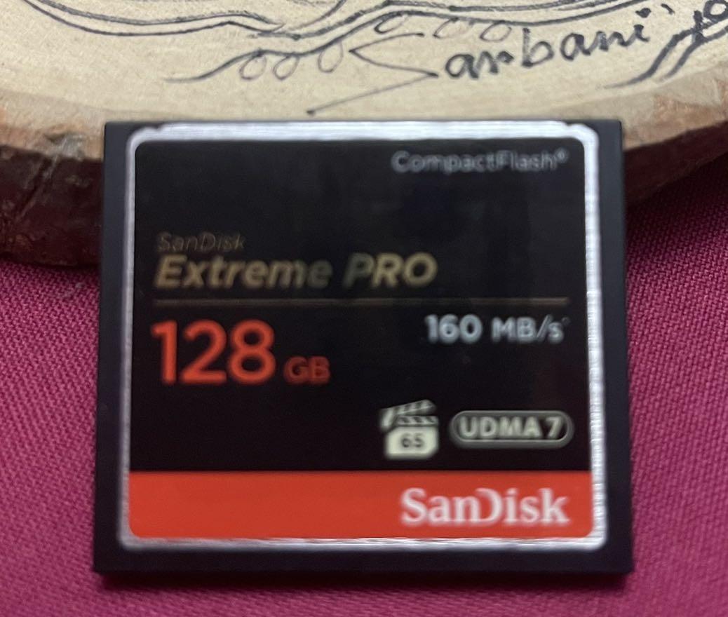 Sandisk128GB Extreme Pro CF Card CompactFlash Compact Flash ...