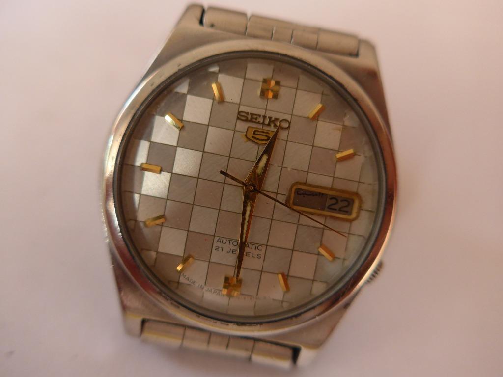 Seiko 5 Automatic 21 Jewels 660213, 7019-8180 Watch, Men's Fashion, Watches  & Accessories, Watches on Carousell
