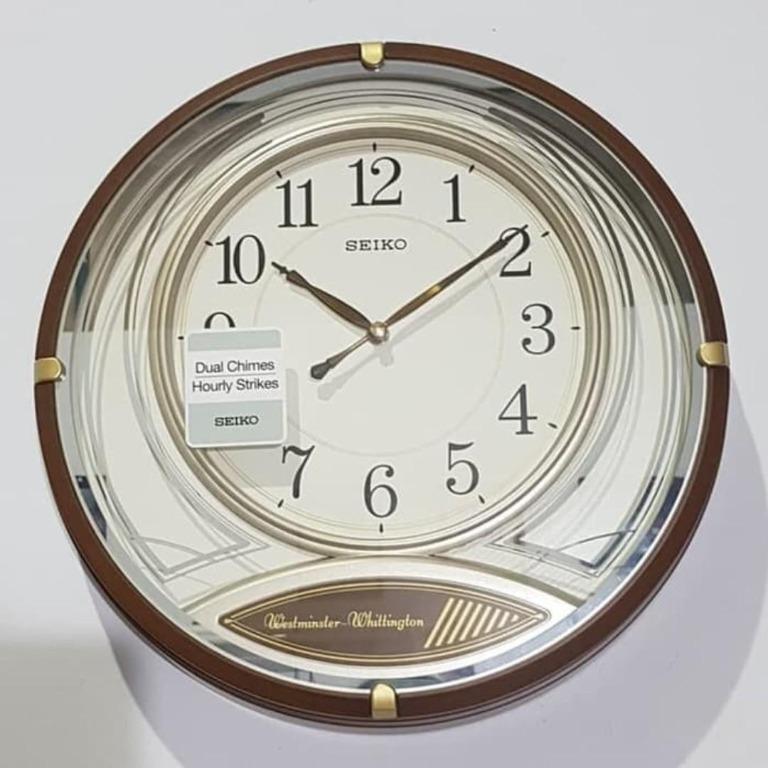 Seiko QXD215BN Dual chimes (Westminster/Whittington) Quarter & Hourly
