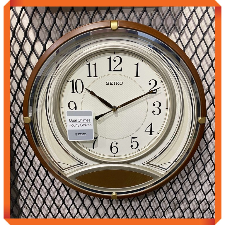 Seiko QXD215BN Dual chimes (Westminster/Whittington) Quarter & Hourly Chime  Wall Clock QXD215B QXD215, Furniture & Home Living, Home Decor, Clocks on  Carousell