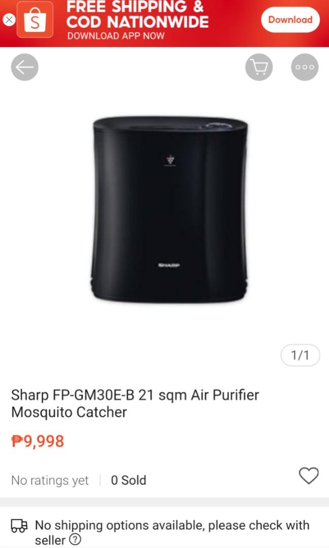 SHARP FP GM30 WITH MOSQUITO CATCHER TV Home Appliances Air Purifiers Dehumidifiers on Carousell
