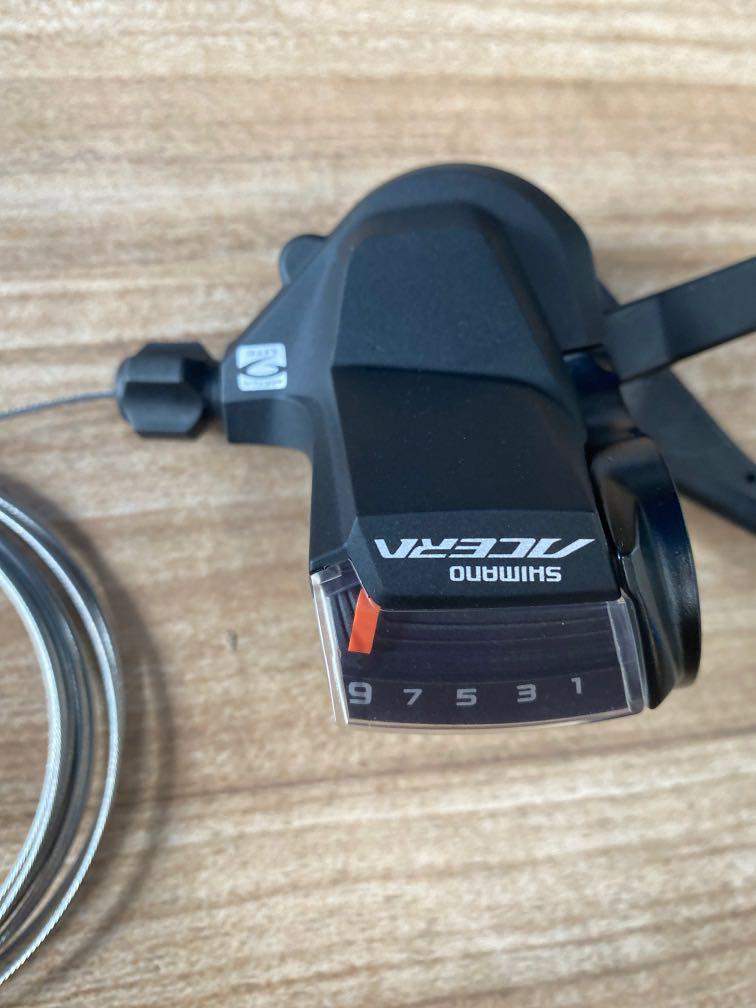 Shimano Acera Shifting Lever Shifter 9 speed Sports Equipment Bicycles Parts Parts Accessories on Carousell