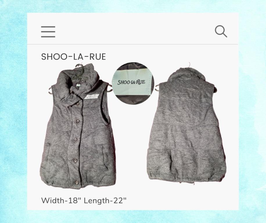 Shoo La Rue Vest Women S Fashion Tops Others Tops On Carousell