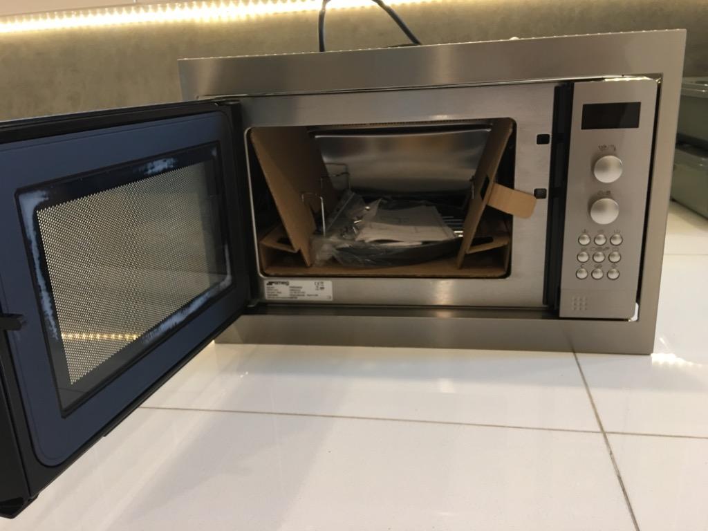 Smeg Microwave Oven FMA25X Builtin electric combination microwave oven
