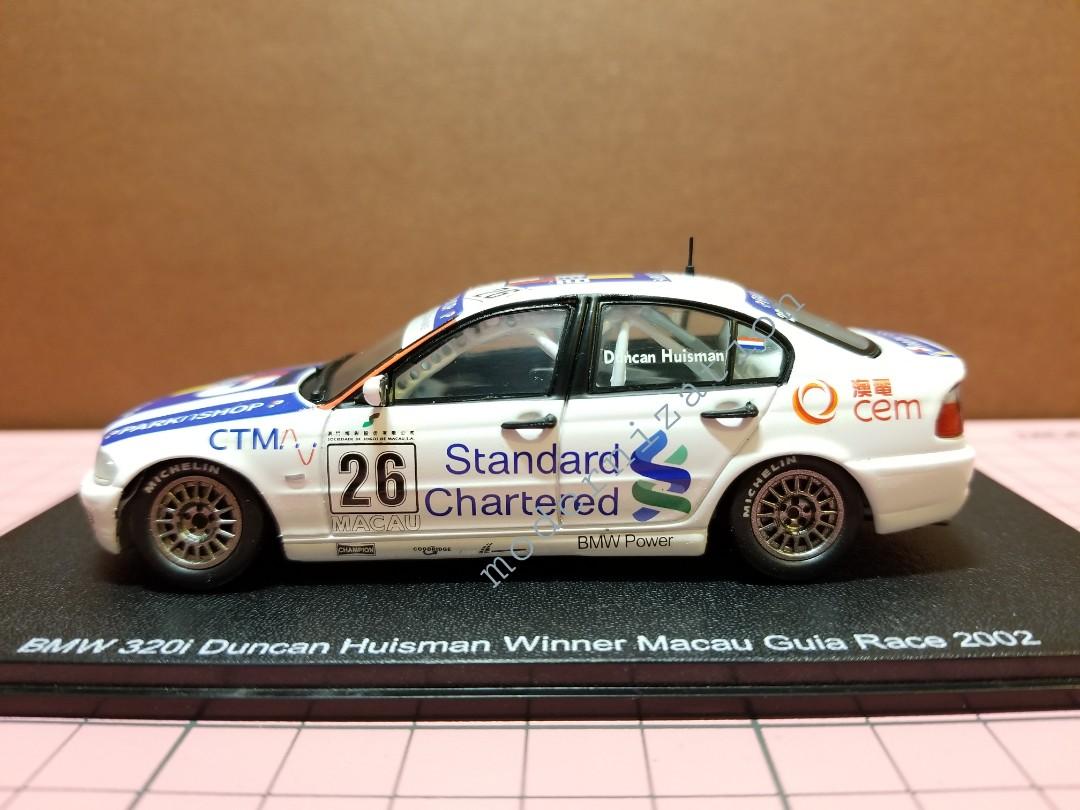 スパーク BMW 320i Winner Macau 2002 1/43 ミニカー-