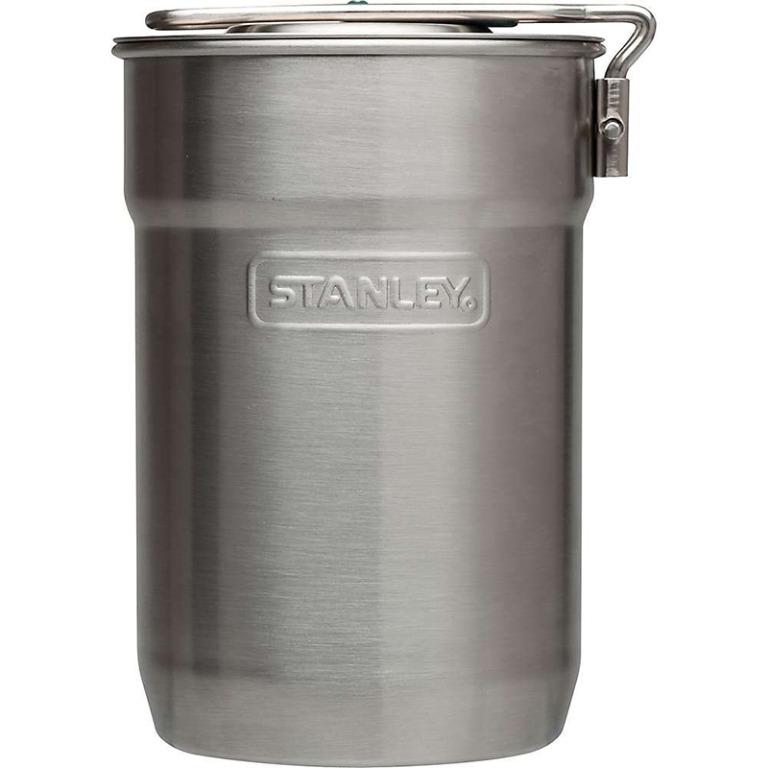 Stanley Adventure Series Camp Cook Set - 24oz Stainless Steel Cooker + 2 Nesting Cups (Category: Hiking & Camping) located in San Juan City. Submitted by princessshyph (Listing ID 1119226059, Image 3). Description: Material Stainless Steel Brand Stanley Color Stainless Steel Item Dimensions LxWxH 3.7 x 3.9 x 11.6 inches Item Weight 0.2 Kilograms About this item IDEAL OUTDOOR ACCESSORIES: The Stanley cook kit is perfect for outdoor cooking for hot
