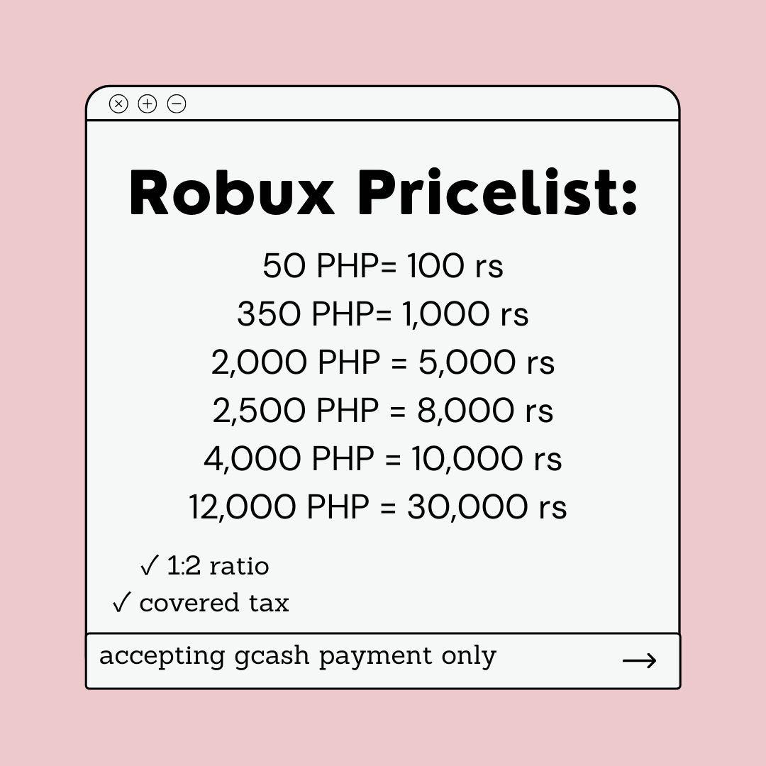 Discounted Robux Seller PH - Discounted Robux Seller PH