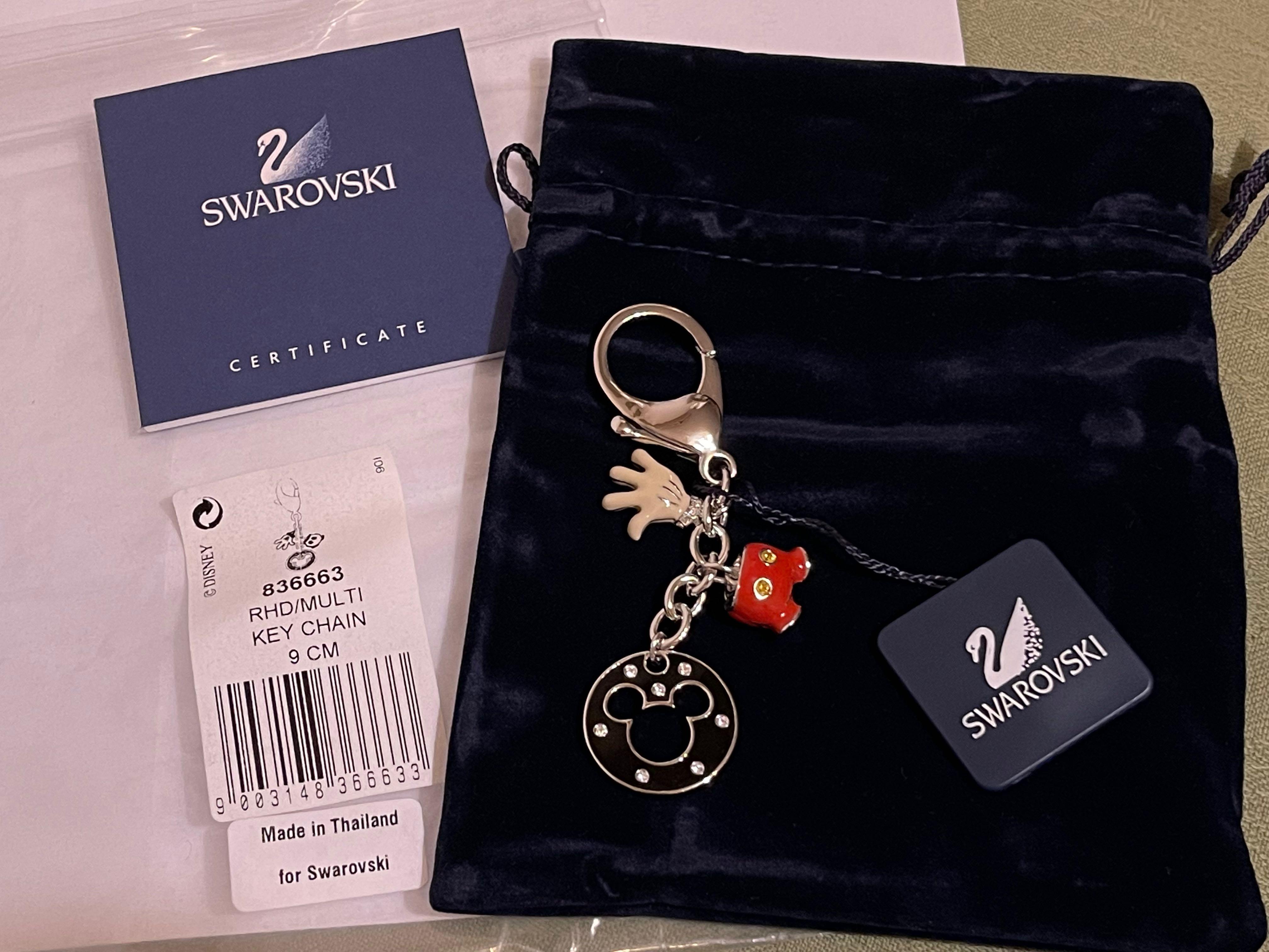 Swarovski mickey cheap mouse keychain