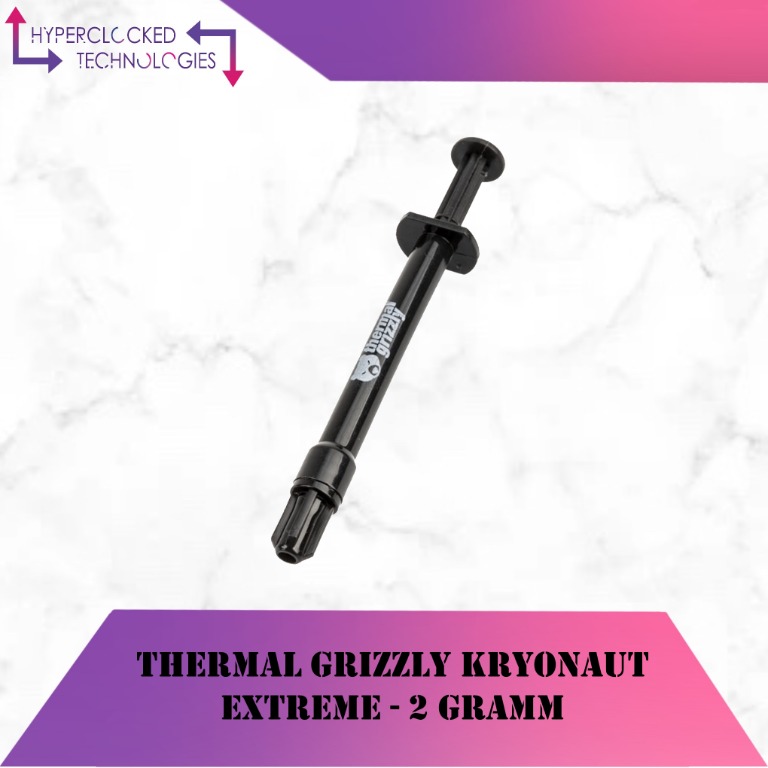 Thermal Grizzly - Kryonaut Extreme - 2 Gram - Extremly High Performance  Thermal Paste - for Maximum Thermal Conductivity While Overclocking