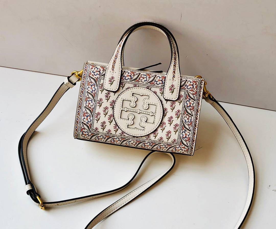 Tory Burch Ella Printed Micro Tote, Luxury, Bags & Wallets on Carousell