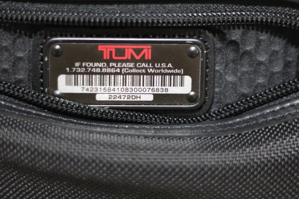 Tumi 22472DH - Alpha Bravo Backpack Rolling Carry On / Luggage / Cabin ...