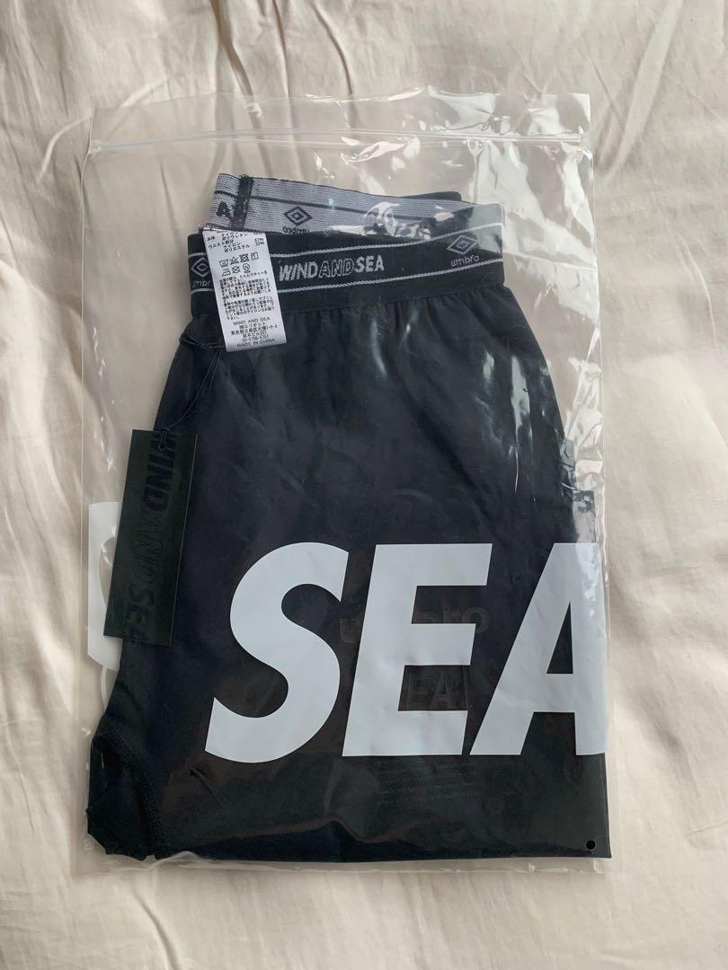 Umbro x Wind and Sea football leggings (short) size M, 男裝, 褲