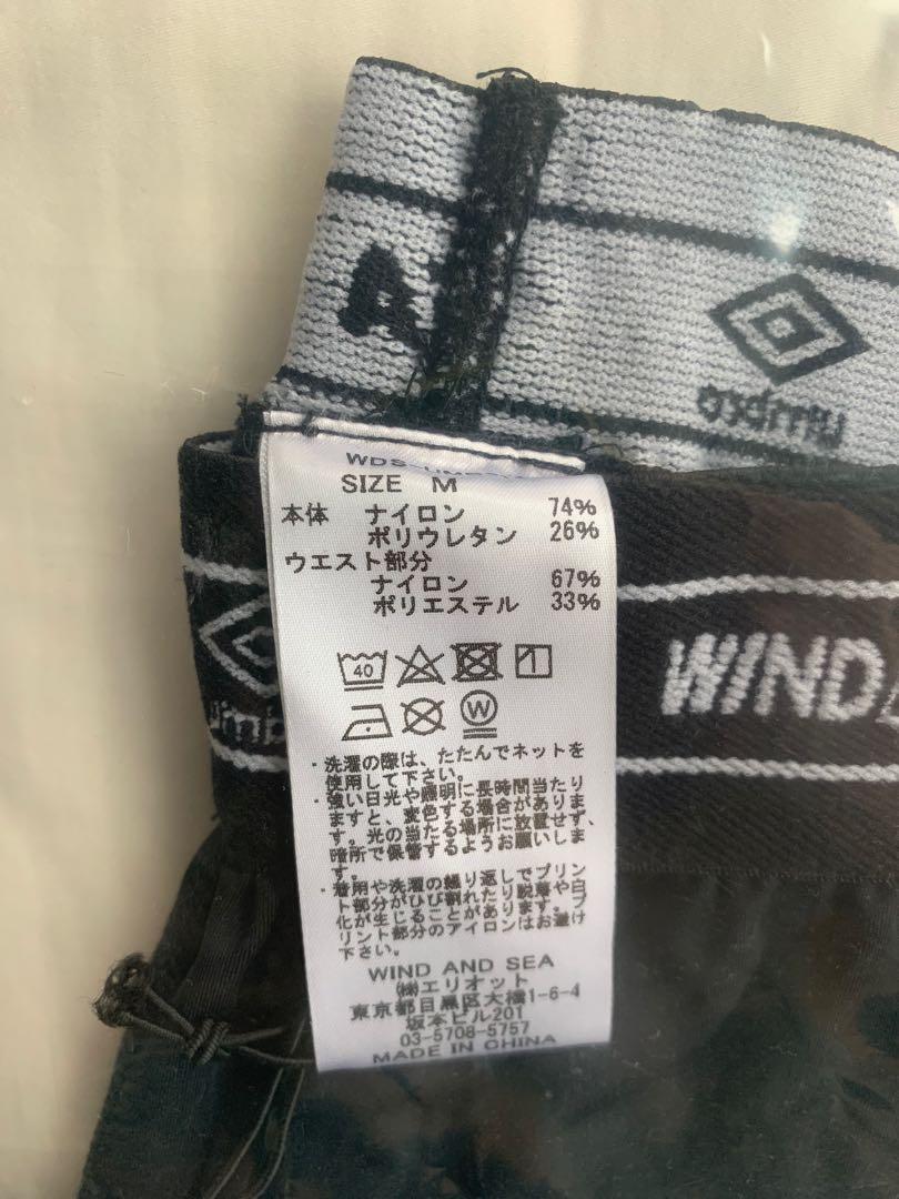 Umbro x Wind and Sea football leggings (short) size M, 男裝, 褲