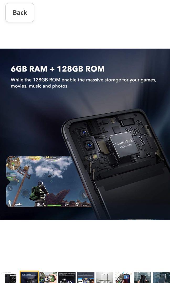 UMIDIGI S3 PRO Unlocked Smartphone Android 9.0 48MP+12MP+20MP Super Camera  5150mAh Big Power 128GB+6GB RAM 6.3